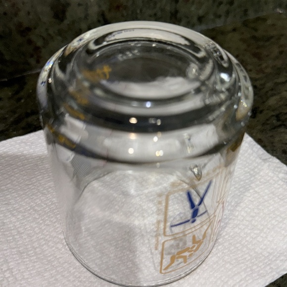 McDonald’s X Olympics Glass Mug 1984 Features Star McDonald’s logo & Athletes - Picture 6 of 12